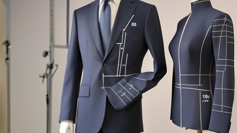 accurate body measurements for a tailored suit.